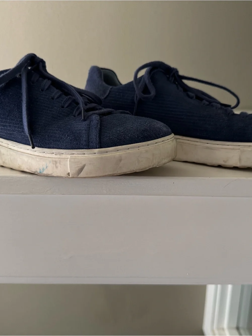 Women’s Birkenstock Leather Navy Casual Lace-Up Sneakers